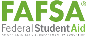 Free Application for Federal Student Aid, logo and message